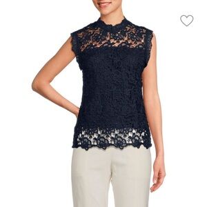 Nanette By Nanette Lepore Lace Shirt - image 1